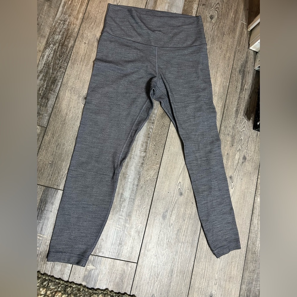 lululemon athletica Charcoal Grey long full Leggings - Picture 1 of 4